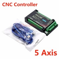 NVUM 5 Axis CNC Controller MACH3 USB Interface Board Card 200KHz for Stepper Motor