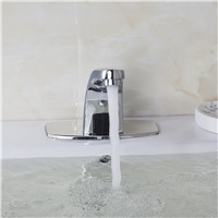 Brand new Automatic Faucet Hand Touch Free Sensor Bathroom Sink Tap Automatic Electronic Mixer Sensor Tap Deck Mounted Faucets