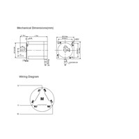 Nema 34 3phase 4.5N.m 637ozf.in stepper Motor 86mm frame 12mm shaft 86J12103-650 JMC