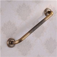 Antique Brass Material Grab Bar Bathroom Accessories Solid Brass Bathroom Tub Non Slip Grip Shower Safety Grab Bar