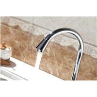 DONA 1402 Contemporary New Polished Chrome Brass Kitchen Faucet water tap