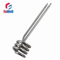 Stainless Steel Heating Tube Element 220V 1500W 265mm Tube Length Electric Water Heater Pipe for Water Heating