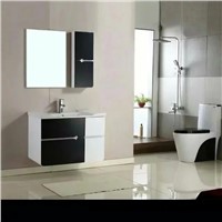Wall Mounted single Sink Modern European Design Bathroom Cabinets 0283-1000