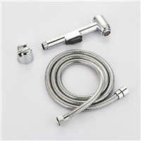 Chrome ABS Sprayer hand held toilet bidet spray shattaf spray factory sale toilet shower jet set-K9844