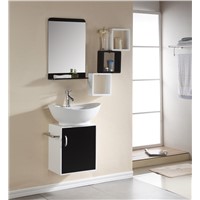 white and black small bathroom vanity  Wall Mounted  bathroom vanity 0283-1048
