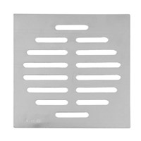 Promotion! Home Bathroom Supplies Silver Tone Square Stainless Steel Floor Drain Cover