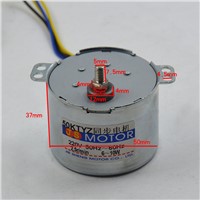 50KTYZ-2 AC220V  6-10W AC synchronous motor low speed high torque forward and reverse rotation