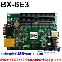 BX-6E3 network &amp;amp;amp; RS232&amp;amp;amp;USB Port 8192*512pixels support Ethernet connection single/Dual/full color led screen display controller