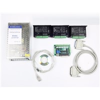 CNC Router Kit 3 Axis, 3pcs TB6600 4.0A stepper motor driver + 5 axis interface board+ power supply