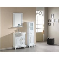 Waterproof bathroom cabinet  wall hung vanity