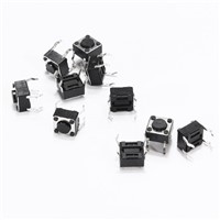 1000PCS/LOT 6*6*4.3 micro touch switch button switch 6mm*6mm*4.3mm 6x6x4.3