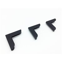 Hardcover Books Corners, 32mm Black Paint Color Inner 4mm, 100pcs/lot, DIY Book Angle Accessories
