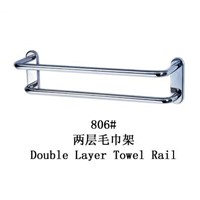 Yijin hot sell stainless steel towel rack bathroom towel rail 806