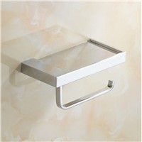 Chrome Polish Stainless Steel Wall Mounted Bathroom Shower Tolite Paper Holder