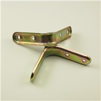 20PCS 23*80mm Iron L Shape Furniture Corner Brackets Shelf Support Right Angle Connector Mounting Bracket Protector K237