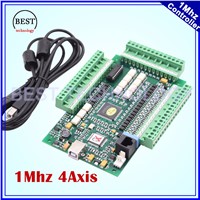 MACH3 4 Axis USB control board Motion Control Card interface 1Mhz CNC Controller Driver Board for stepper motor and servo motor