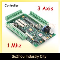 Sale! 3 Axis MACH3 USB CNC Motion Control Card frequency 1MHZ CNC Controller Driver Board used for stepper motor and servo motor