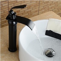 Newly Basin Faucets Bathroom Basin Sink Brass Mixer Tap Hot Cold Chrome Polished Faucet Waterfall Mixer Bathroom Faucet