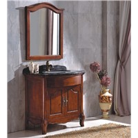 classical style solid wood bathroom vanity B6005