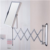 Bathroom Wall Mirror Square Folding Mirror Fashion Simple Durable   Home Furnishing Counter  Mirror (size: 150 m m x 200 mm)
