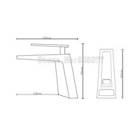 DHL Chrome Finished Solid Brass Bathroom Baisn Sink Faucet Single Handle Mixer Waterfall Tap Deck Mounted 5 Color Choose KF929