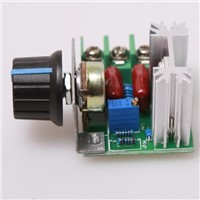 Fixmee New AC 50-220V 2000W Motor Speed Control SCR Controller Knob Switch