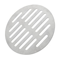 Home Bathroom Supplies Silver Tone Round Stainless Steel Floor Drain Cover