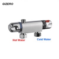 GIZERO solar shower faucet thermostatic mixing valve wall mounted temperature control thermostat crane ZR974