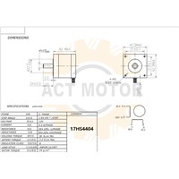 Top Quality! ACT 1PC Nema17 Stepper Motor 17HS4404 2Phase 3800g-cm 40mm 0.4A 300mm Wire CE ROSH ISO Desktop CNC Router Kit
