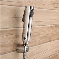 Bathroom Toilet Handheld ABS Plastic Bidet Sprayer Shower head Douche kit with 7/8&amp;amp;quot; T-adapter--D578H3