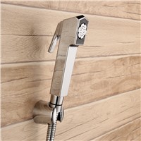 Bathroom Toilet Handheld ABS Plastic Bidet Sprayer Shower head Douche kit with 7/8&amp;amp;quot; T-adapter--D578H