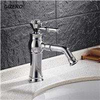 Crystal Bathroom Basin Mixer Chrome Polished with Swivel Spout Vessel Sink Mixer Single Handle Cold and Hot water Torneira ZR607