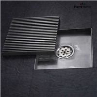 6 inch Square Shower Floor Drain  - Made of 304 Stainless Steel, Bathroom Shower Drain 150*150mm