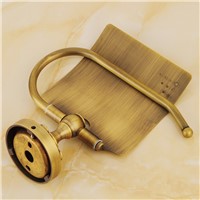 Antique Carton Box Winder Bathroom Roller Holder Brass Toilet Paper Holder Brushed Paper Holder Wall Mount Bathroom Accessories