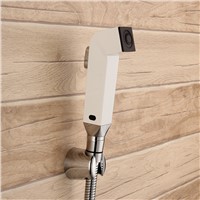 Bathroom Toilet Handheld ABS Plastic Bidet Sprayer Shower head Douche kit with 7/8&amp;amp;quot; T-adapter--D578HA