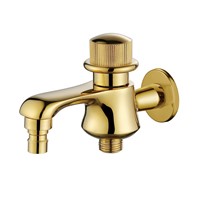 High Quality Solid Brass Construction Square style Bibcocks Mop Pool Bibcock Faucet Washing Machine Tap