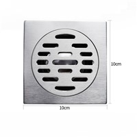 KOYIDA Floor Drains Square Stainless Steel Floor Drain Bathroom Accessories Deodorization Shower Drain Floor Trap