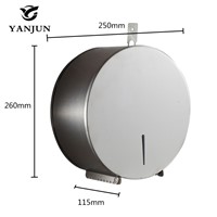 Yanjun High Quality Wall Mounted  Toilet  Paper Jumbo Roll Holder  Paper Towel Dispenser  Bathroom Accessories YJ-8621