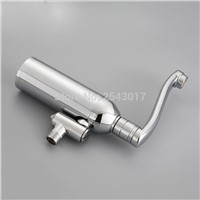 Bathroom Accessories Automatic Faucet Chrome Brass Finish DC 6V Battery Power Hands Touch Free Sensor Faucet ZR1023