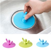 Hot Sale Good Quality Cute Shape Kitchen Basin Sink Floor Drain Water Stopper Sink Plug Cover Strainer