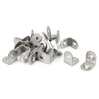 DHDL-Bracket - Furniture Shelf 20x20x15mm L Shaped Angle Brackets Supports clip 25 pieces