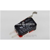 1PCS V-154-1C25 15A Micro Limit Switch Push Button SPDT Momentary Snap Action Inching switch,  travel switch, 15A, 250V, lim