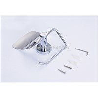 Brass Toilet Paper Holder Chrome Finish Bathroom Accessories Tissue Boxes Wall Mounted  ZR2340