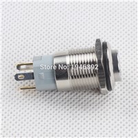 5-Colors Car Computer Appliances DIY 16mm 12V Metal LED Power Push Button Switch Self-locking Button with Power symbol 004#