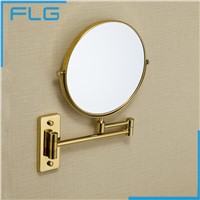 Brand New Wall Mounted Single Side 8inch Magnification Mirror for Makeup Bathroom gold Cosmetic Mirror