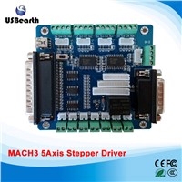 5 Axis USB Breakout Board For CNC router Single Stepper Motor Driver Controller