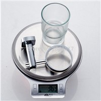 Bathroom Accessories Toothbrush Holder Chrome Brass Single Cup&amp;Tumbler Holder Wall Mounted Glass Cup Holder ZR2670