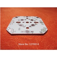 1pcs, 12W LED PCB, 64mm for 12pcs LEDs, aluminum plate base, Aluminum PCB Printed Circuit Boards, high power 12W LED DIY PCB