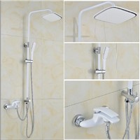 Fashion Brass single lever brass wall mounted colorful bathroom Shower Faucet Set ,bathtub faucet set
