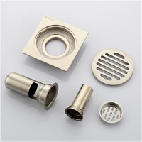 4 inch square stainless steel Floor Waste Grates Bathroom Shower Drain Floor Drain